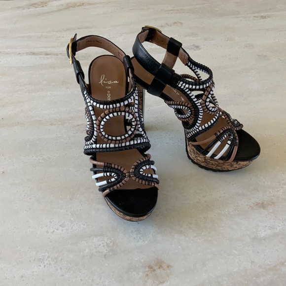 Donald J Pliner “ Danisa” couture sandals size 7.5 - Picture 2 of 6